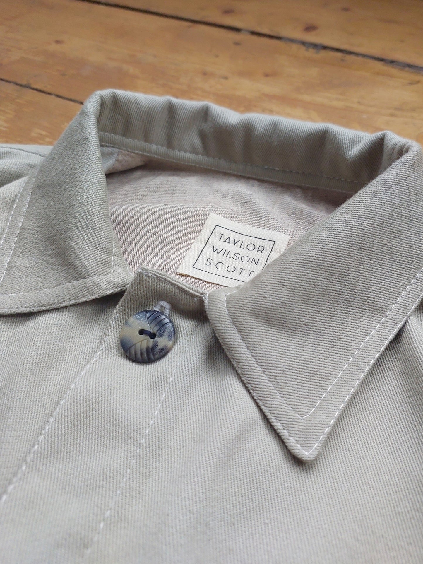 Lunasa Jacket in Sage Denim