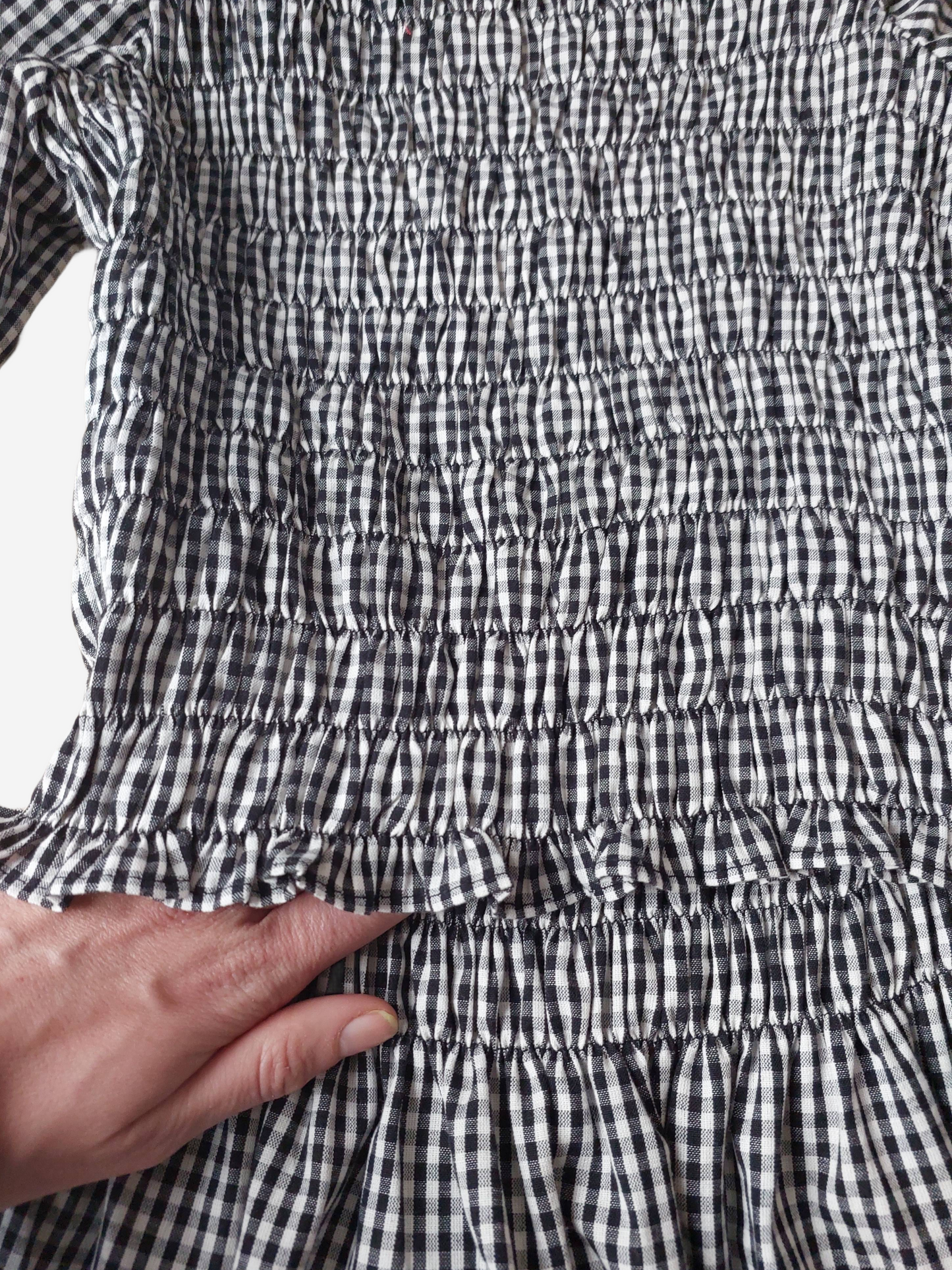 Breastfeeding Gingham Dress
