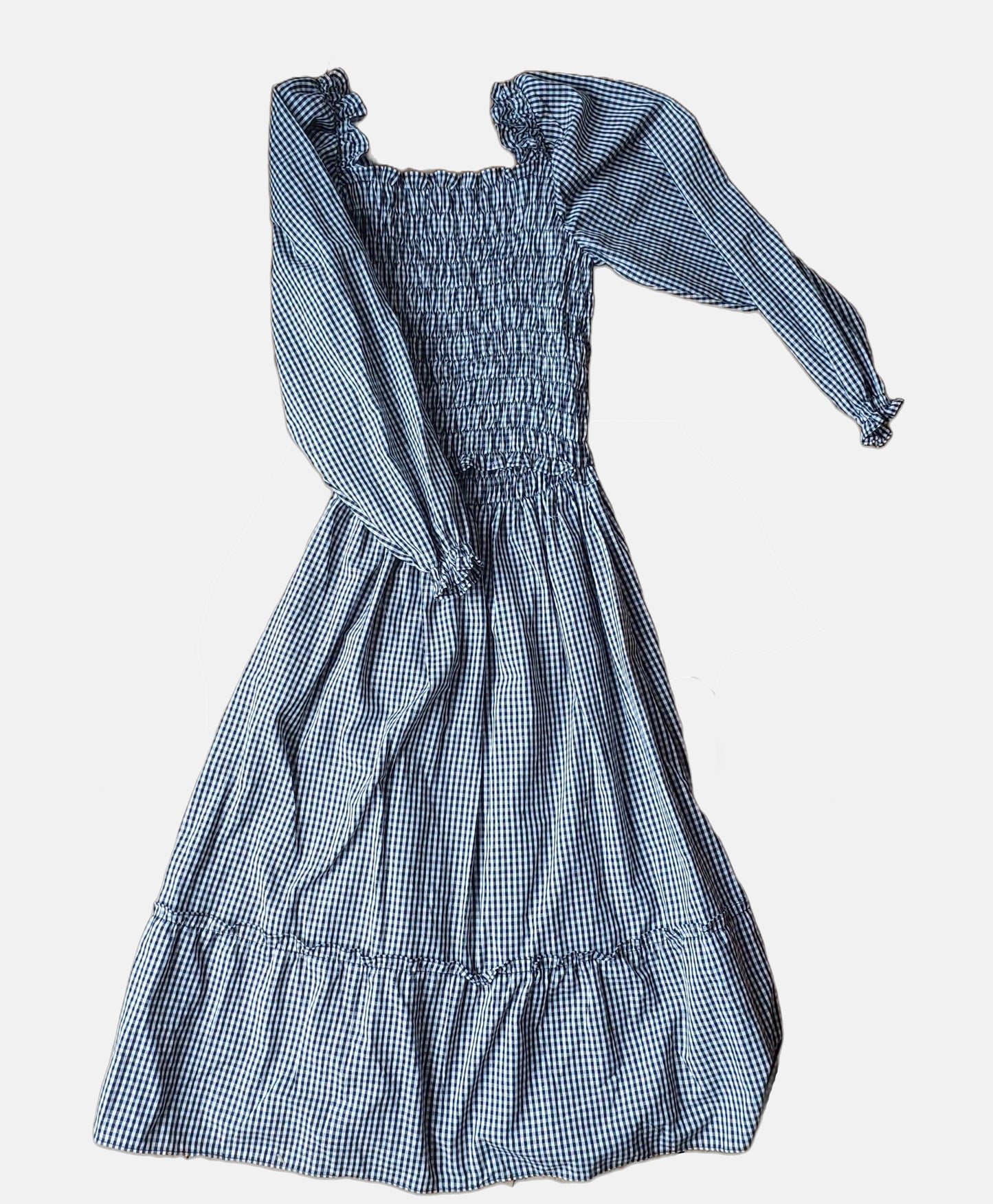 Breastfeeding Gingham Dress